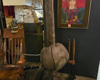 Enormous Old Witches Broom Burl Mounted Sculpture