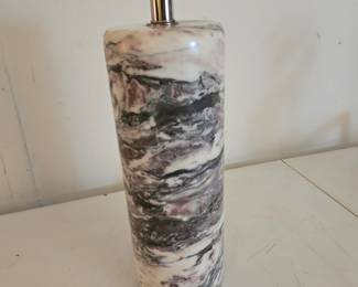 Solid Polished Marble - White, Deep Gray to Black & Rich Violet