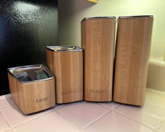 Vintage "Beautyware" Canister Set by Lincoln 