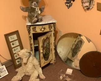 Marble top cabinet 25.