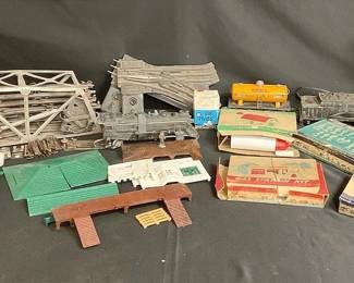Old Train Set Parts