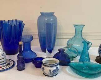 Blue Vases
