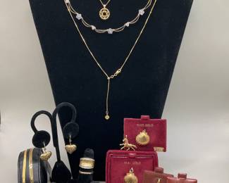 14k Yellow Gold Jewelry Pieces