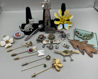 Vintage Artisan Pins  Brooches