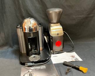 Nespresso Coffee Machine And Virtuoso Grinder