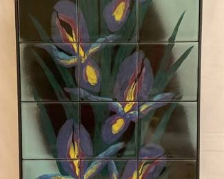 Iris At Mist By Bruce  Christine Greene