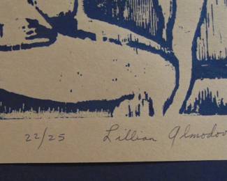 Lot 123 artist's signature.