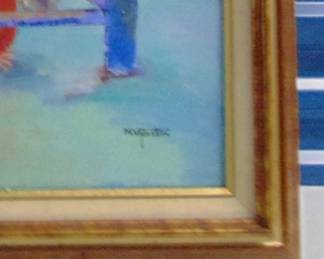 Lot 111 Artist's signature.