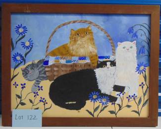 Lot 122 American Artist, Linda M Brown, 1997, on canvas, approximately 18x24"