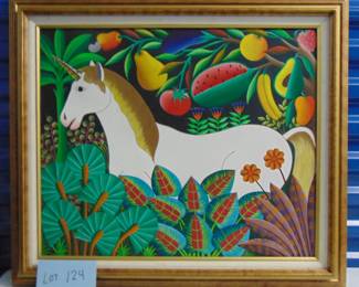 Lot 124 Hattian Fine Art Painting by Hattian artist G Alix.