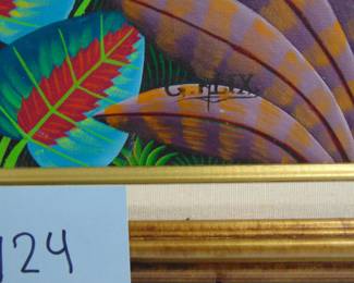 Lot 124 Artist signature/