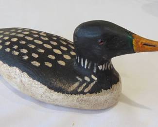 Duck Decoy, signed H Smith.