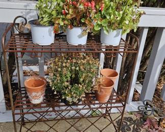 Carden rack and plants and Rooster (not shown), (items sold separately).