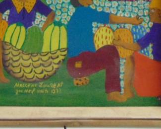 Lot 103 Artist's signature.