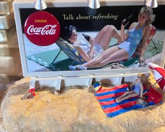 Vintage Coca Cola Mini Billboard