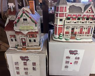 There are over 100 Colonial Village Lighted Houses. Many are new and in original Boxes
