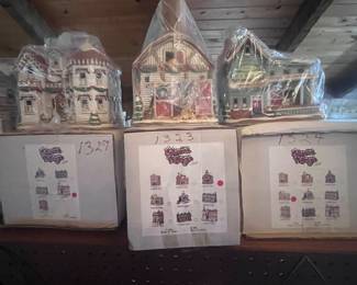 There are over 100 Colonial Village Lighted Houses. Many are new and in original Boxes