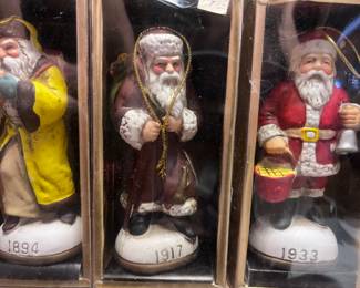 There are literally 100's of Ornaments including these historical Santa Ornaments
