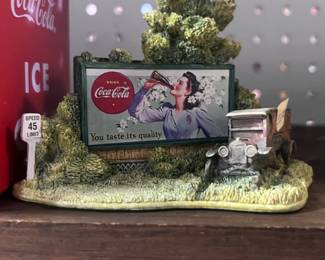 Vintage Coca Cola Mini Billboard