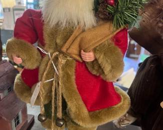 There is a nice collection of Santa's