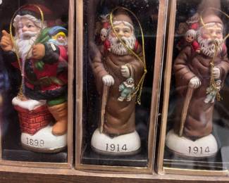 There are literally 100's of Ornaments including these historical Santa Ornaments