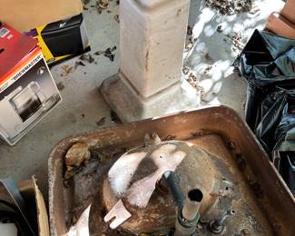 cast iron sink