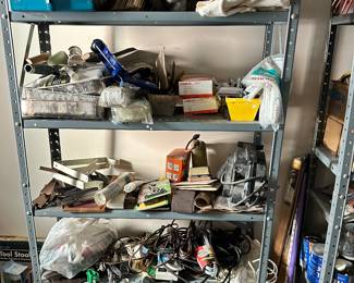 tools and shelving