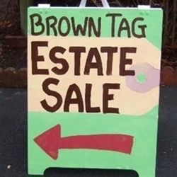 Brown Tag - the ugliest sign with the most beautiful sales