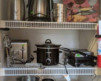 Kitchen gear and appliances... Perfect for holiday entertaining