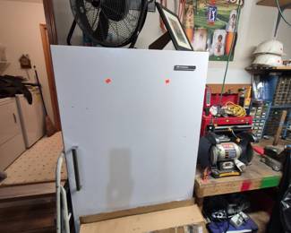 Large upright freezer