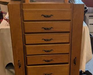 Jewelry armoire / chest