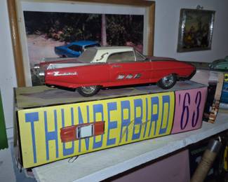 Vintage tin toy cars