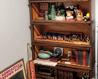 Antique Globe Wernicke Barrister Bookcase