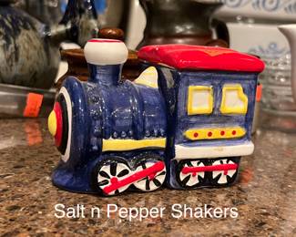 Train Caboose Salt and Pepper shaker