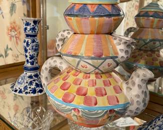 Mackenzie Child Stackable Teapot