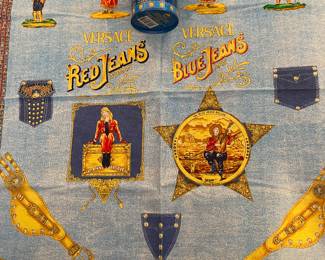 Versace Red Blue Jeans/Canister