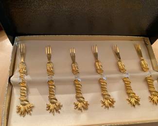 Vintage Appetizer Forks/Box