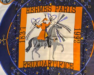 Hermes Silk Paris Scarf