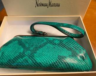 Nieman Marcus SMALL Leather Purse/Box