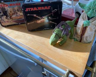 Vintage 1977 Star Wars Metal Lunchboxes (2) Both NO thermos! :(