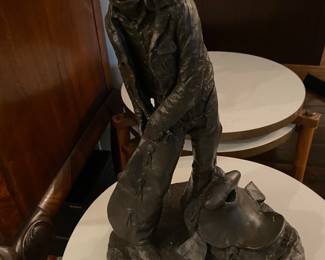 Sculpture Michael Garmen "Taking The Rough Off"