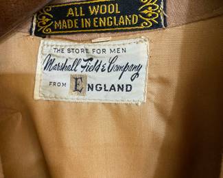 Marshall Field Smoking Jacket, Wool