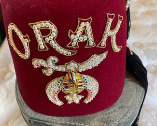 Vintage Shriner Hat/Case