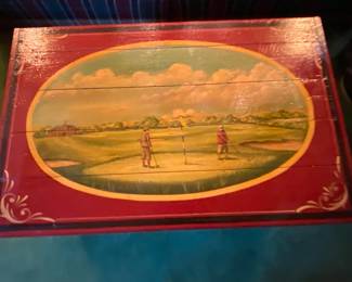 Vintage Style Hand Painted Chest