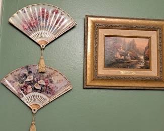 WALL ART, THOMAS KINKAID FRAMED ART