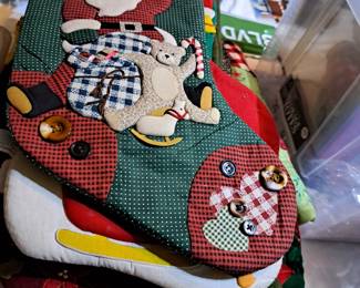 CHRISTMAS STOCKINGS AND TREE SKIRTS