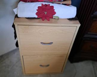 NICE FILE CABINET, TABLE RUNNERS