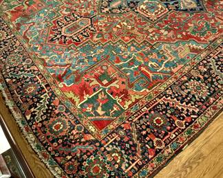 Antique Heriz Rug - 9'4" x 12'