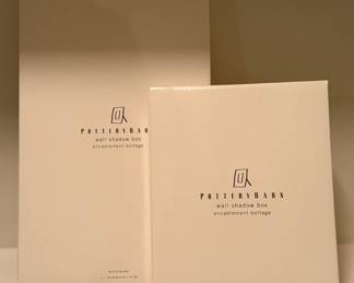 New Pottery Barn Wall Shadow Boxes 