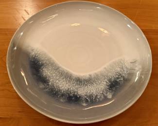 Crate and Barrel Pottery Seashore Dish